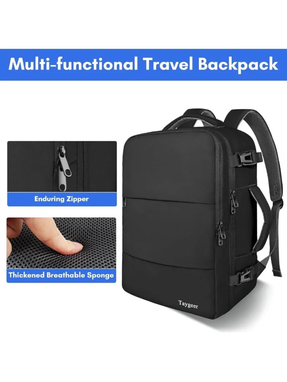 Travel Backpack for Men & Women | TSA-Approved 17.3